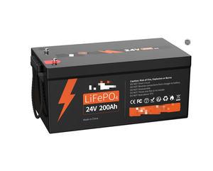 بطارية LiFePO4 24 فولت 200Ah ، بطارية ليثيوم 5wh مدمجة 200A BMS ، دورات-120 ، للنسخ الاحتياطي المنزلي ، RV ، التخييم - Product Image 1