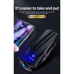 Soporte de Carga Inalámbrica para Teléfono Móvil para Automóvil, Clip Eléctrico de 15W, Carga Rápida Inteligente, Soporte de Navegación para Automóvil - Product Image 6