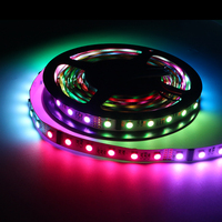 Adressable 5m Rouleau 12v / 24v 60 Leds/m 5050 SMD Dmx Pixel Led Flexible Rgb Bande de Lumière