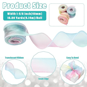 Sac cadeau transparent de luxe, directement de l'usine, avec logo personnalisé, élégant ruban en mousseline, sac à main transparent pour les cadeaux de mariage - Product Image 3