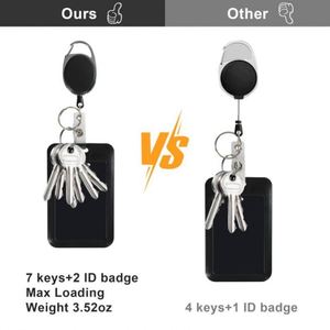 Porta Tarjetas de Identificación Personalizable con Cubierta Deslizante de ABS y Hebilla Retráctil Ovalada con Diseño de Barco Crucero para Oficina, Hombres y Mujeres - Product Image 4