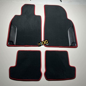 DOS Custom Black Auto Floor Liners with Carbon Fiber Side and GT3 Logo for <strong>Porsche</strong> 911 GT3 Special Floor <strong>Carpets</strong> - Product Image 2