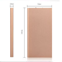 Cadeau promotionnel chargeur de téléphone portable Ultra mince batterie externe polymère batterie externe 10000mah pour téléphones portables pour Iphone 13