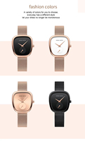En stock 1 pièce, logo personnalisé, 50 pièces, montres-bracelets à quartz pour femmes, design de cadran de luxe, fabricant OEM ODM, nouvelle collection Hannah Martin 1251