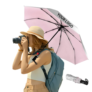 Paraguas de Mochila Impermeable con Manos Libres, <span class=keywords><strong>Bloqueador</strong></span> Solar y de Lluvia, para Pesca, Actividades al Aire Libre, Correr, Trotar - Product Image 2