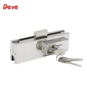 Architectural Glass Hardware Fittings Full Set Glass Door Clamp Combo Patch Fitting