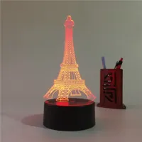 Grosir Dekorasi Kamar Tidur RGB Multi Warna 3D Suasana Akrilik Lampu Malam LED