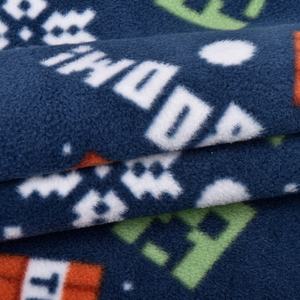 100% Polyester Fleece Fabric 260GSM 150CM Print Pixel Double Brushed for Children's Blankets Loungewear <strong>Hoodies</strong> - Product Image 3