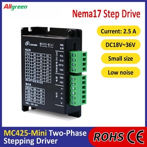 ไดรเวอร์สเต็ปเปอร์มอเตอร์ Allgreen DC18V~36V 2.5A 400~6400ppr 60~480rpm แบบ 2 เฟส Nema17 DC Open Loop สำหรับระบบอัตโนมัติ - Product Image 2