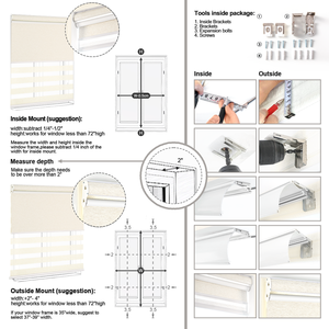Sisheng nhà máy bán hàng trực tiếp vuông Cassette hai lớp Con lăn mù với Cây Đũa phép, trong nhà kéo Rod rèm cuốn - Product Image 6