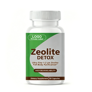 Capsule de détoxification à la zéolite naturelle, marque privée OEM, conception personnalisée gratuite, complément pour la santé du foie et de l'intestin - Product Image 1