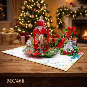 Vietcraft – Nouveauté tendance : Fleurs rouges uniques en papier découpé faites à la main, personnalisées pour Noël et la Fête des Mères – Vente en gros - Product Image 3