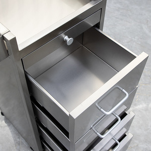 Modern 4-Layer Stainless Steel <b>Tool</b> Storage Cabinet Exclusive Salon Dye Cream Cart with Metal Material Salon <b>Trolley</b> - Product Image 3