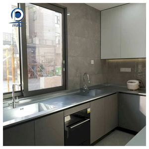 Mobile da Cucina Moderno in Acciaio Inossidabile, Elegante Arredamento per Cucina in Acciaio Inox - Product Image 4