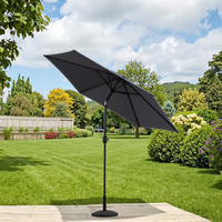 Parasol de table couleur personnalisée en gros parasol extérieur moderne pour cour jardin patio parasol pliable Milan hôtels