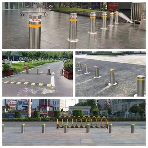Bolardos Hidráulicos Comerciales para Calles Peatonales, Bloqueador <span class=keywords><strong>de</strong></span> Seguridad Vial, Bolardo Hidráulico Automático/Bolardo Fijo - Product Image 6