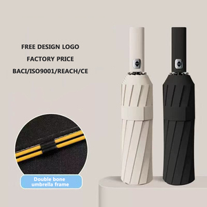 Promotional Personal Portable Rain 3 Folding Umbrella Sunshade Automatic Windproof Umbrella with Custom logo Printing