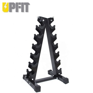 ציוד כושר מסחרי מקצועי סיטונאי ציוד כושר 6 זוגות מצלצל אנכי מתכת אימון פלדה ספסלים - Product Image 1