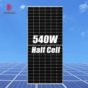 Premium Solar Panel Cells 455w 500w 540w 550 w Monocrystalline Photovoltaic Mono Solar Panel For Solar Energy System