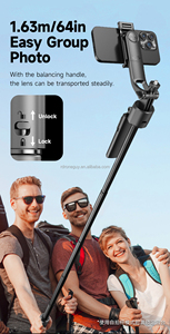 <span class=keywords><strong>ขา</strong></span>ตั้งกล้องเซลฟี่แบบอลูมิเนียม 64 AI Tracking Stand 14 Screw Interface สำหรับกล้อง DSLR และโทรศัพท์มือถือ ใช้สำหรับถ่ายทอดสด - Product Image 4
