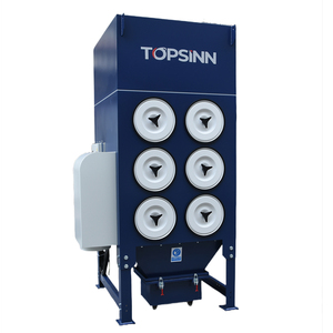 TOPSINN TODC-B Filtro a Cartuccia Metallico Trifase per Collettore di Polveri/Macchina per Taglio Laser, Dimensioni 4L-12L, 99,99% di Efficienza - Product Image 2
