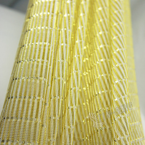 <span class=keywords><strong>Tulle</strong></span> Metallizzato <span class=keywords><strong>Oro</strong></span> Lucido a Quadri per Abiti da Bambina - Product Image 1