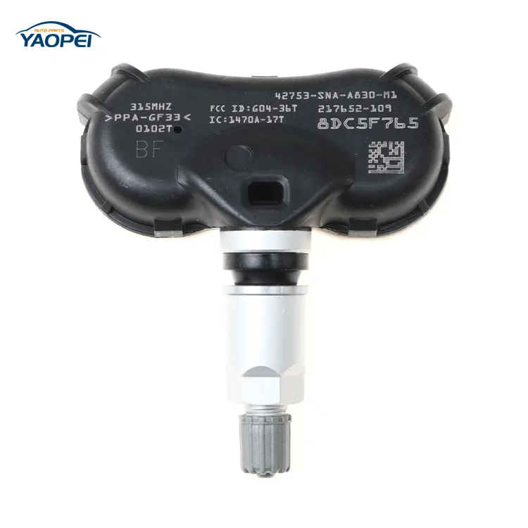 Sensor De TPMS Sistema de Monitor de Pressão Dos Pneus Para Honda Civic CR-Z 42753-SNA-A830-M1 Fit Introspecção 315MHz