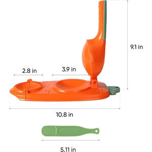 Moule à raviolis en plastique en gros d'usine, presse à raviolis manuelle 2 en 1 personnalisée, fabricant de momo - Product Image 3