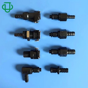 JU 1/<span class=keywords><strong>4</strong></span> 5/16 3/8 дюйма отключение прямой сквозной гнездовой муфты, корпус, толчок для подключения быстроразъемной трубы, Зазубренные фитинги - Product Image 5