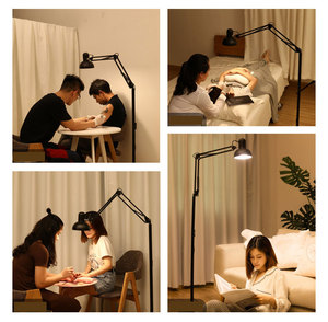 Debout d'intérieur Noir Coin Moderne <span class=keywords><strong>LED</strong></span> Lampadaire Pour <span class=keywords><strong>Salon</strong></span> - Product Image 6