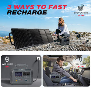 Chargeur portable LANX 600W 537WH à charge rapide, batterie externe portable avec écran LED, station d'alimentation pour batterie de voiture - Product Image 6