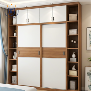 Nouvelle situation Armoire moderne en bois pour chambre simple porte coulissante design personnalisé <span class=keywords><strong>mobilier</strong></span> <span class=keywords><strong>vestiaire</strong></span> d'hôtel - Product Image 3