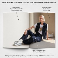 Impresión de Catálogos de Moda Personalizados, Tapa Blanda, Impresión Offset a Todo Color, Papel de Arte, Bajo MOQ, OEM, Revista, Guangdong, China