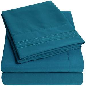 Queen Size Top Qualität Bequemes Bettwäsche <span class=keywords><strong>set</strong></span> Langlebiger, heiß verkaufter 4-teiliger Bett bezug aus Polyester mit Kissen bezug für das Home Hotel - Product Image 6