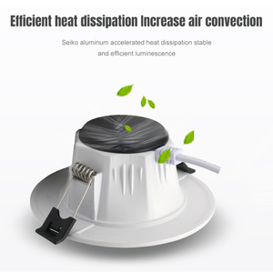 OKELI d'hôtel économiseur D'énergie encastré en aluminium moulé sous pression 5w 7w 9w 12w 15w led downlight - Product Image 2