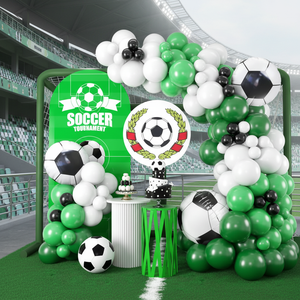 Kit Decorativo per Feste a Tema Foresta con Palloncini Verdi e Dorati, Arco di Ghirlande, Set di Palloncini in Lattice e Foil per Compleanno - Product Image 3