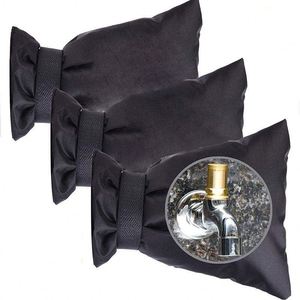 Protège-tap noir imperméable réutilisable pour l'hiver, couvre-robinet extérieur, protection contre le gel, chaussette de protection pour robinet de jardin extérieur - Product Image 2