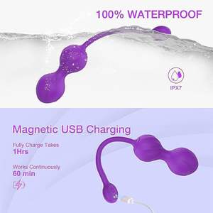 Aplicación inalámbrica Vagina Balls Vibrador para mujeres Apriete la vagina Entrenador muscular Kegel Ball Eggs Juguetes sexuales íntimos para pareja - Product Image 4