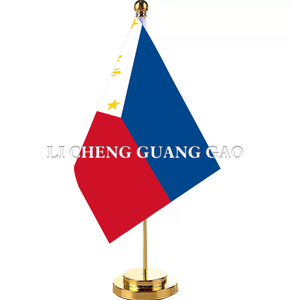 Bandera de Mesa Personalizada de Alta Calidad de Fábrica de Estados Unidos, Bandera de Escritorio Personalizada con Asta y Base para Decoración de Oficina, Hogar y Negocios - Product Image 4