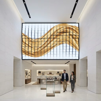 Pantalla LED Inteligente Retráctil Dinámica Matrix 8K HDR10+ Resistente al Agua, Video Wall con Rotación Mecánica de 360 Grados, SDK Ani