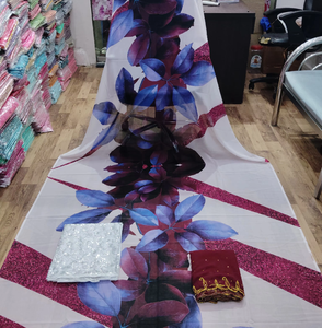 Camisa de uso diario para mujer, estilo africano, estampada digitalmente, de peso medio, antiestática, de tela de voile de algodón peinado Maharashtra - Product Image 3