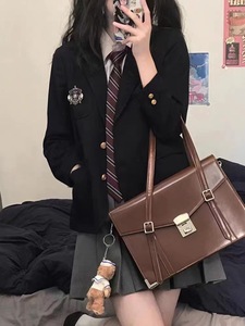 Femmes corée britannique <span class=keywords><strong>japon</strong></span> JK Blazer uniforme scolaire filles japonais Anime Cosplay Costume vêtements - Product Image 5