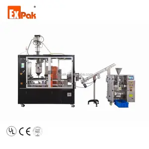 auto production for coffee capsule packaging bottle filling liquid filling
