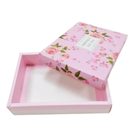 Quadratische Schokoladen-Geschenk box mit transparentem Deckel für Dessert-und Erdbeer-Display-Papier box
