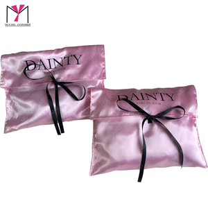 Oferta especial: Set de bolsas de satén tipo sobre con banda termosellable y asa de corte, embalaje de regalo de polisatén para cosméticos - Product Image 3