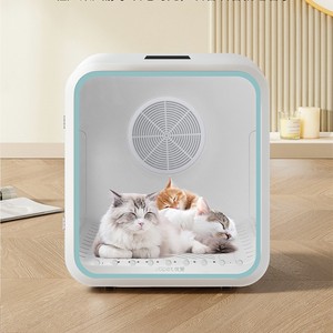 Pet Dryer 39 Degree Compartment Fully Automatic Cat Dog Grooming Hair Dryer Quiet Operation DC Motor White - Product Image 4