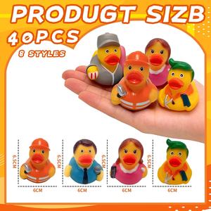 Patitos de Goma Personalizados de 2 Pulgadas para Baño de Bebés, Juguetes Únicos para la Bañera con Diseños Divertidos, Mini Patitos al por Mayor - Product Image 3