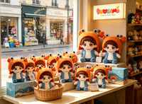 Peluche OEM de haute qualité en tissu doux pour enfants, idéale comme cadeau promotionnel d'entreprise