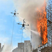 Heavy-duty Tethered Water Hoses 200-meter High-rise Buildings Urban Water Spraying Rescue Firefighting Unmanned Aerial Vehicle