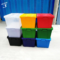 Boîte de rangement rectangulaire Durable de différentes couleurs, conteneurs mobiles, bac à poisson en plastique